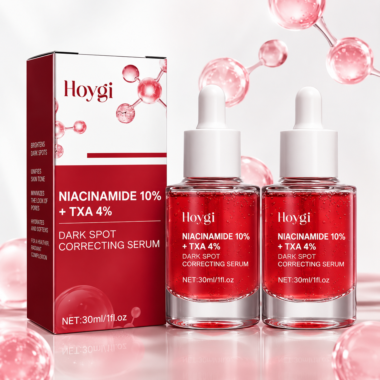 Sérum Facial Niacinamida 30ml 10% + TXA 4% - Corrector de Manchas